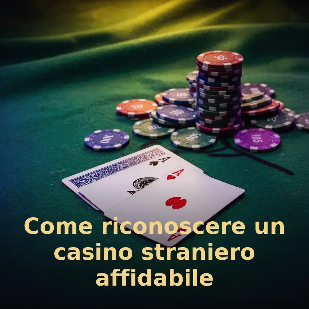 Come riconoscere un casino straniero affidabile